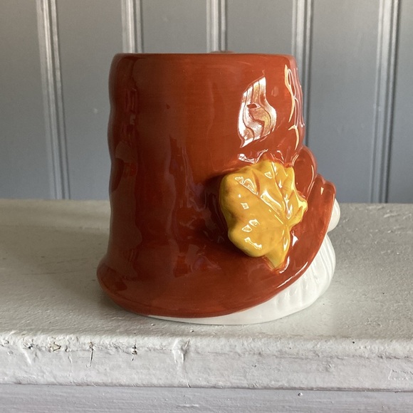 BNWT- 18floz- Fall- Harvest- BELIEVE- Figural Gnome- Hand Painted Ceramic Mug 🍁 - Picture 10 of 17